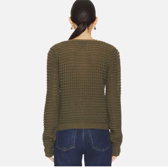 Rag & Bone Marlee Cardigan Army Green - Picture 2 of 7